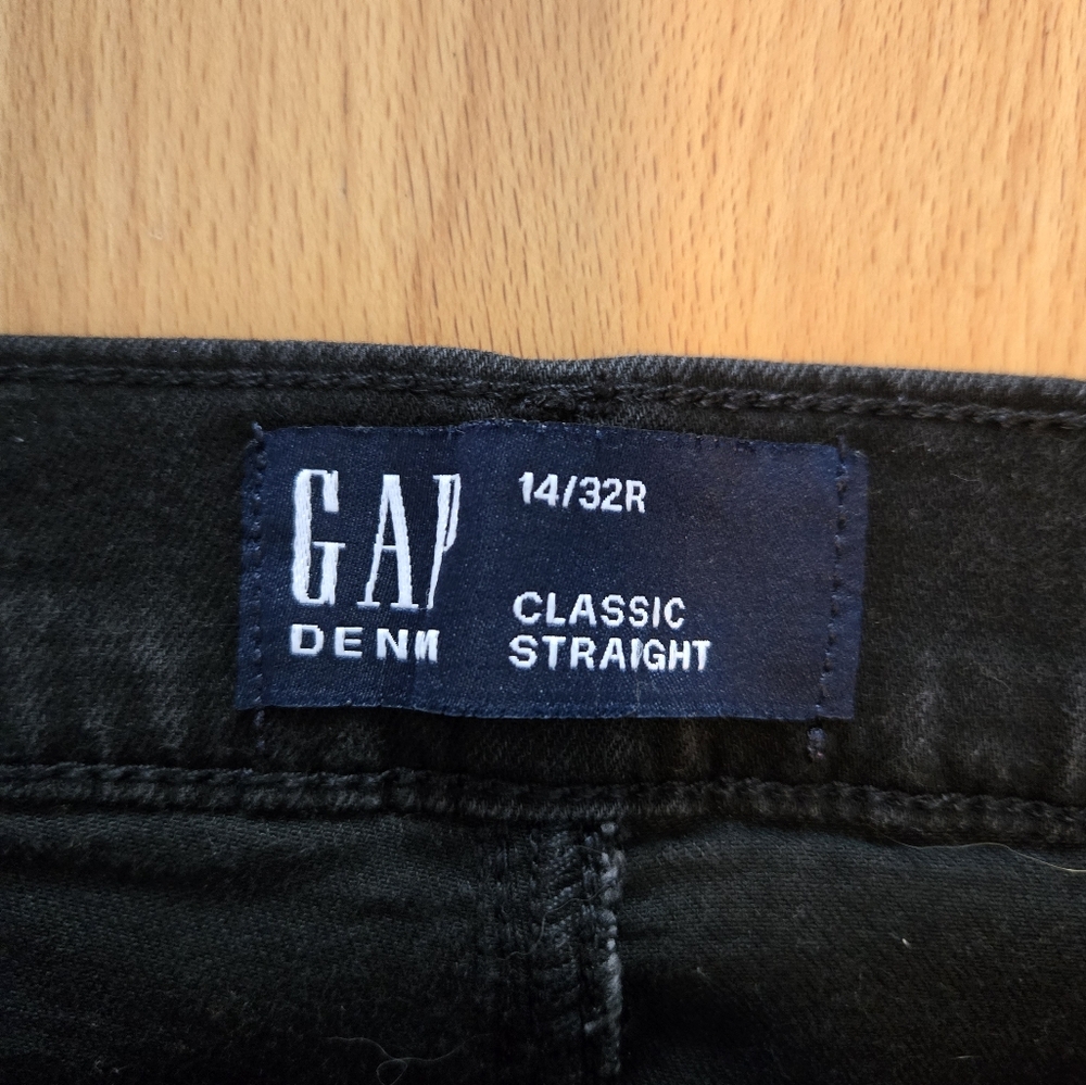 Gap Women's Straight Black Jeans